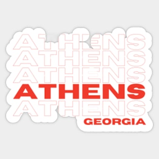 ATHENS, GA Sticker